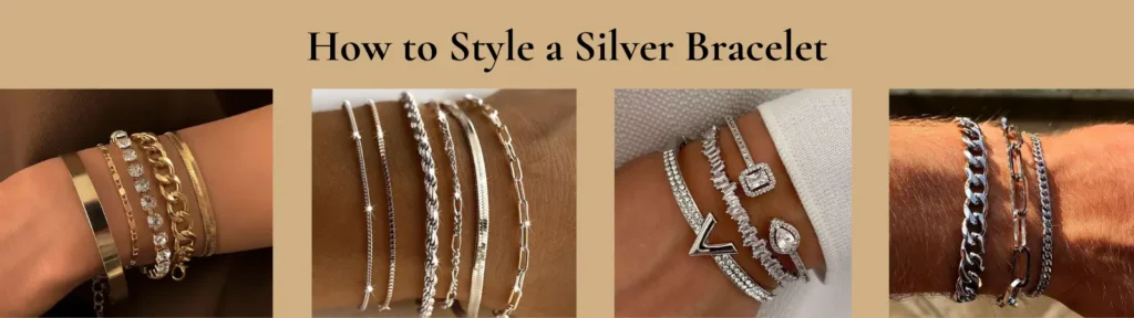 how to style silver bracelet